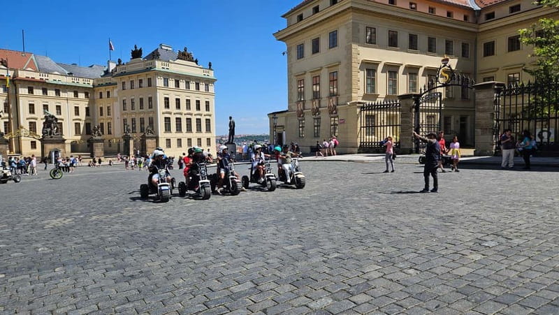 Prague: Panoramic Viewpoints Guided Electric Tricycle Tour - Why the electric trike works well here