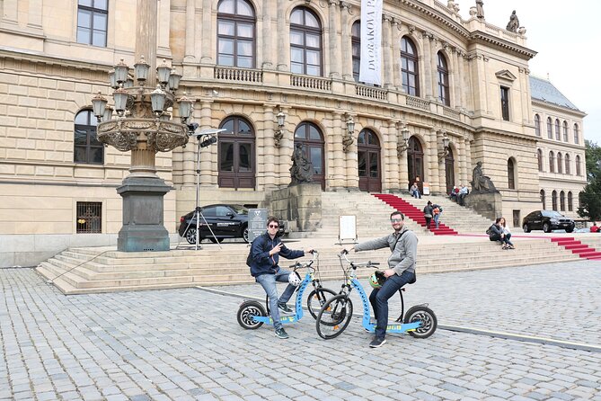 Prague Panoramic Views e-bike and e-Scooter guided Tour - The Metronome viewpoint