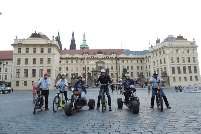 Prague Panoramic Views e-bike and e-Scooter guided Tour - Petrin Hill and the ride through Petrin Park