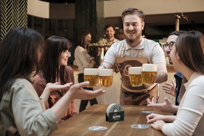 Prague Pilsner Urquell Experience with 3 Free Beer Tastings - Finishing in the Beer Hall