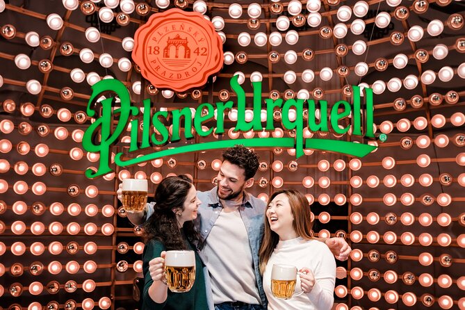 Prague Pilsner Urquell Experience with 3 Free Beer Tastings - Learning how Czech beer is poured