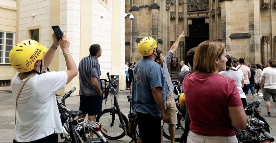 Prague: Private Alternative and Historical e-Bike Tour - Climbing to Letna Park for the big view