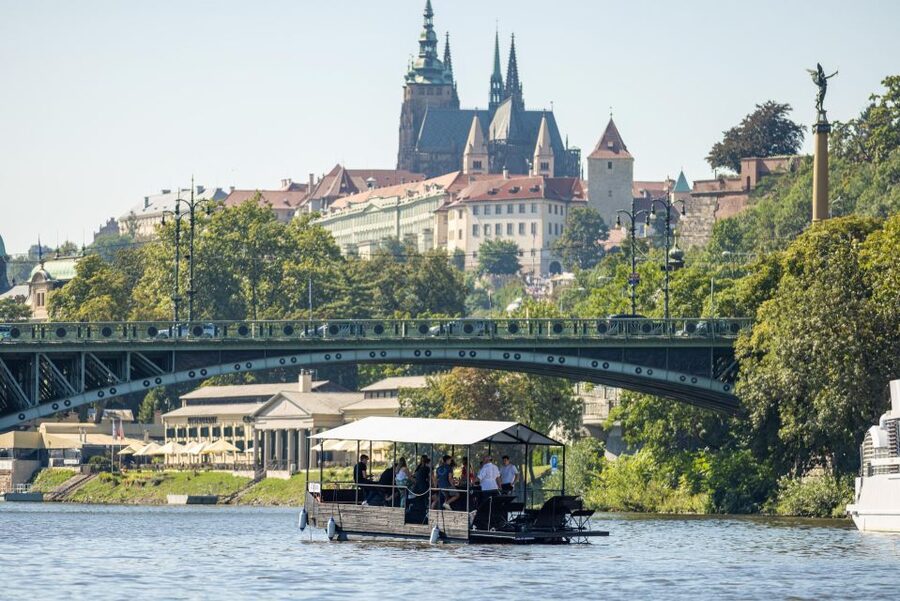 Prague: Private Cycle Boat River Tour with Beer or Prosecco - What the Guide Adds