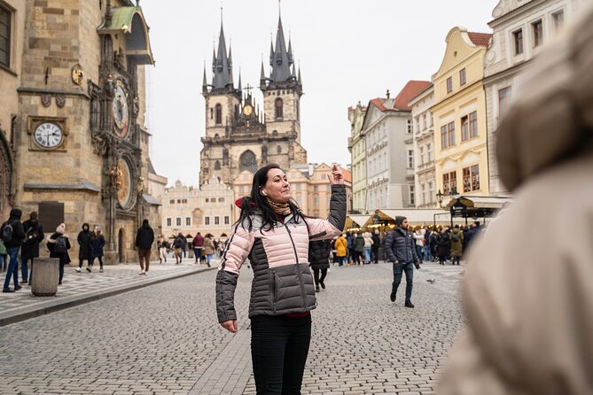 Prague: Private Old Town Walking Tour with Hotel Pickup - Charles Bridge as the final stop