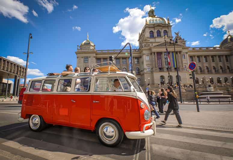Prague: Private Sightseeing Tour in original VW Samba bus - What You See During the Ride