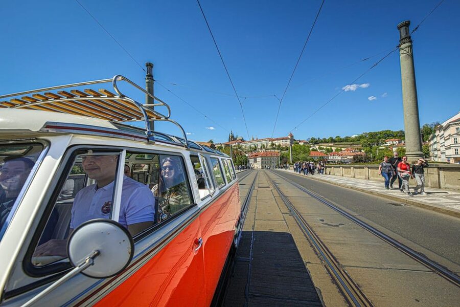 Prague: Private Sightseeing Tour in original VW Samba bus - The Guide Makes the Difference, But Audio Matters