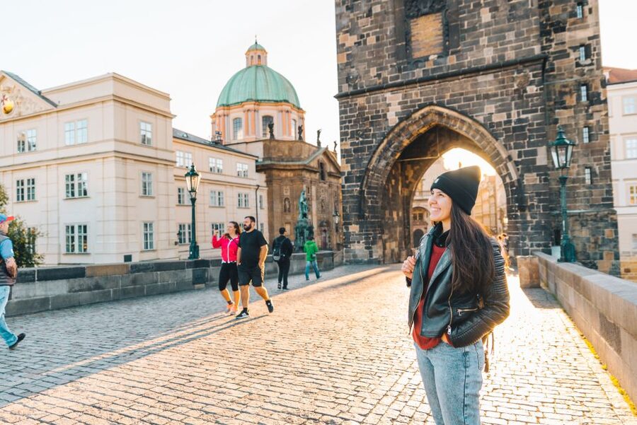 Prague: Professional Photoshoot at Charles Bridge - Meeting at the Four Seasons and reaching the bridge