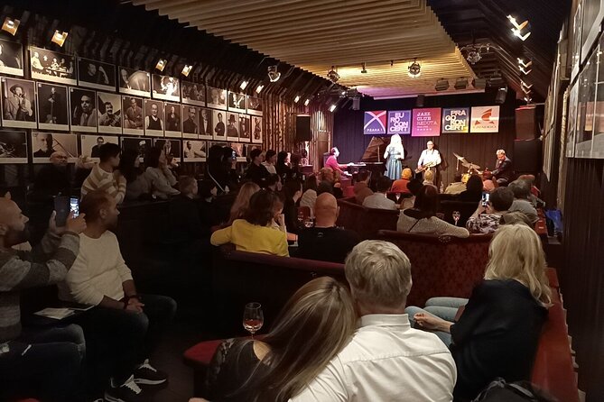 Prague Reduta Jazz Club with Concert Ticket - Choosing standard, VIP, or Super VIP