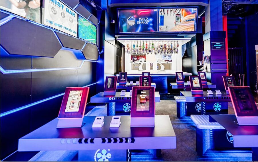 Prague: Robotic Bar Entry with a Drink Included - The Drink, the Music, and the Small Room