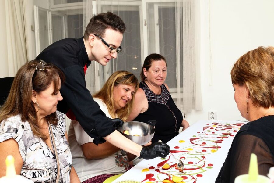 Prague: Savor 10 Course Dinner in Chef’s Kitchen - The opening bites and first flavor changes