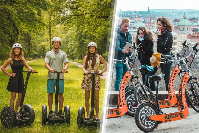 Prague Segway & E-Scooter Grand City Tour - Starting at Florenc and learning the machines