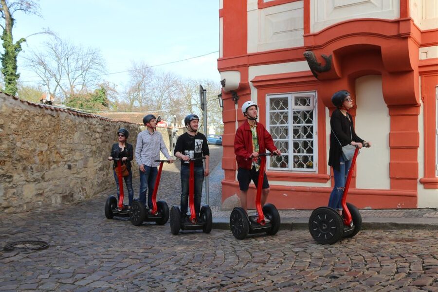Prague Segway Tour with Oldest Monasteries and Free Taxi - Views of Prague Castle and Lesser Town