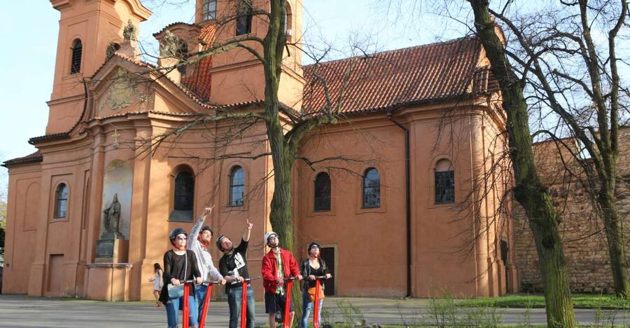 Prague Segway Tour with Oldest Monasteries and Free Taxi - From Hotel Grandior to the top of Prague