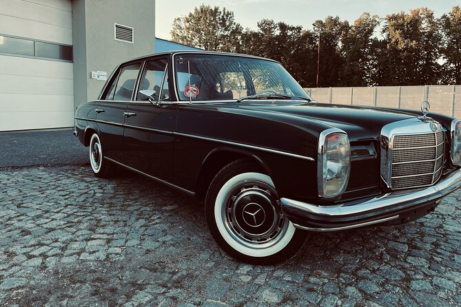 Prague Sightseeing Express Tour in Classic Car - Powder Tower and the road toward Letná