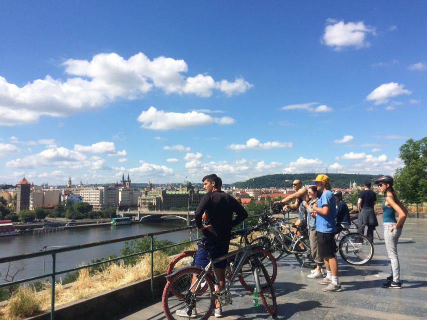 Prague: Stunning Viewpoints, Castle, City & Park Bike Tour - Starting near Old Town Square