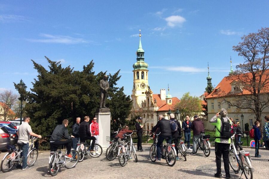 Prague: Stunning Viewpoints, Castle, City & Park E-Bike Tour - Letná Park and the Prague Metronome