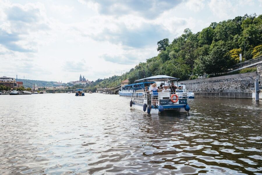 Prague: Swimming Beer Bike on A Cycle Boat - What the 90-minute timing really gives you