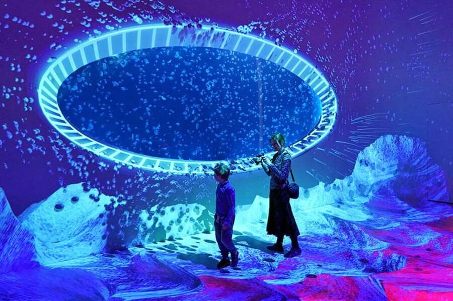 Prague: The World Of Jellyfish Entry Ticket w/ Drink - Video mapping turns the aquarium into a show