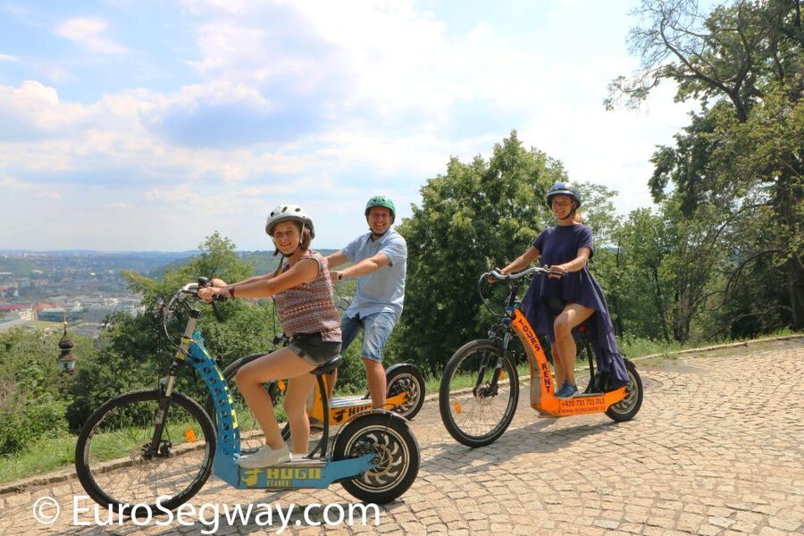 Prague: Tour by Electric Scooter or Cruiser eBike - Letná Park and Prague’s giant metronome