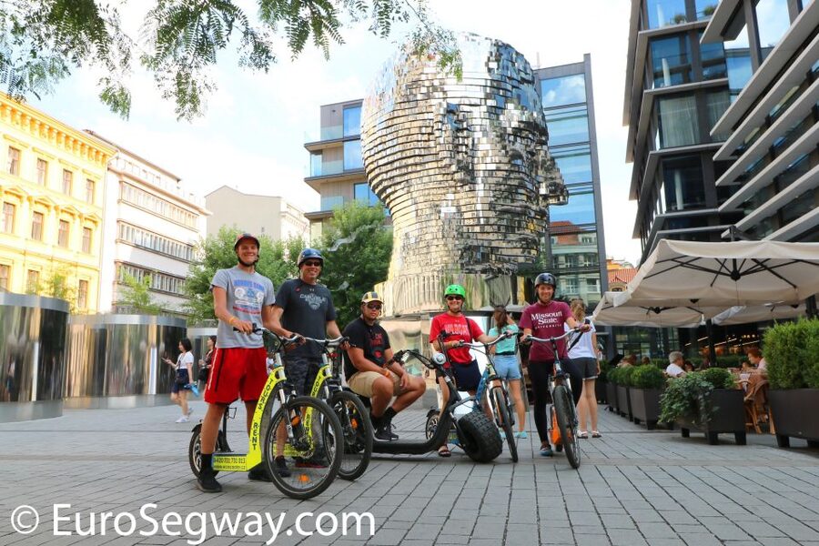 Prague: Tour by Electric Scooter or Cruiser eBike - Strahov Monastery and Petřín Hill views