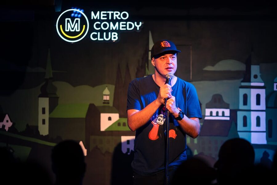 Prague: Tuesday Stand-Up Comedy in English - The bar and lounge after the final act