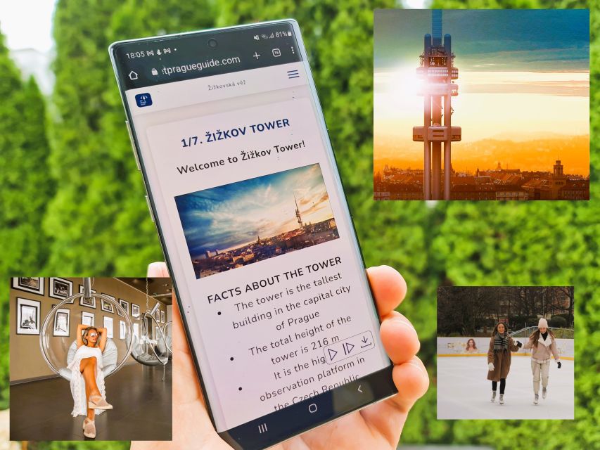 Prague TV Observatory Tower Audio Guide with Online Ticket - What you see at 93 meters