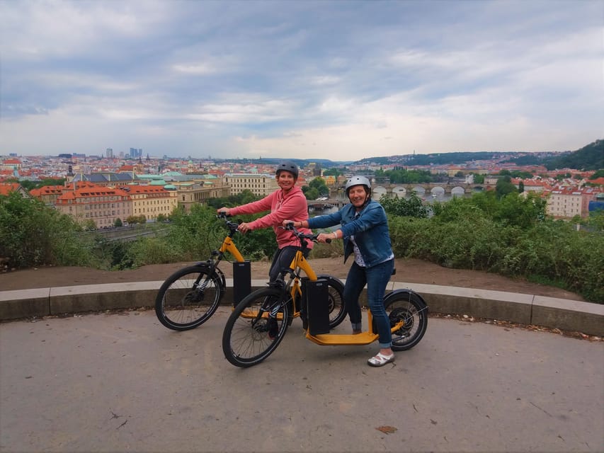 Prague Ultimate e-Scooter City Tour - Across the Mánes Bridge into the Jewish Quarter