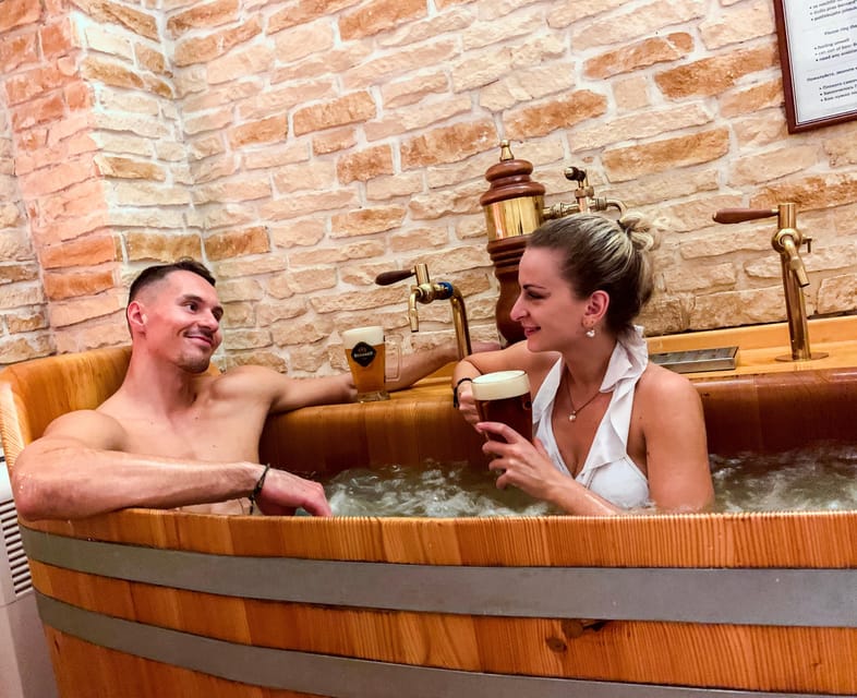 Prague: Ungelt Bernard Beer Spa with Beer & Optional Massage - Key points to know before booking