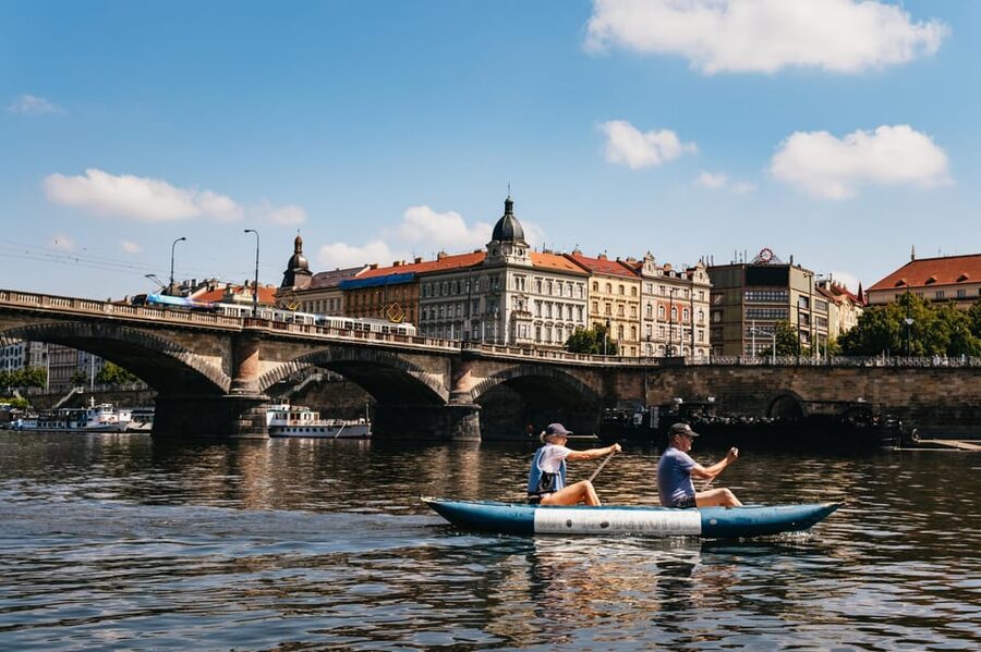 Prague: Vltava River Guided Canoeing Tour - Ending near Vysehrad Castle