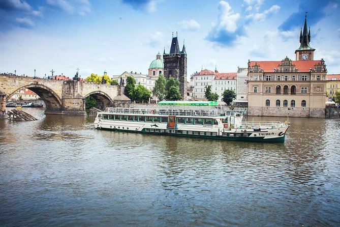 Prague Vltava River Lunch Cruise - Prague Castle above the river