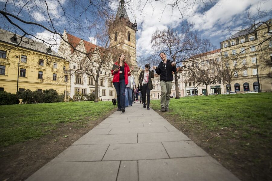 Prague: World War 2 and Operation Anthropoid Walking Tour - Charles Square and the route toward the last hiding place