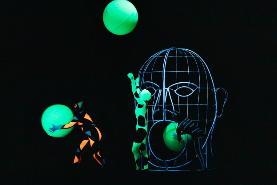 Prague: WOW Show Black Light Theater - Dance, puppets, acrobatics, and comedy