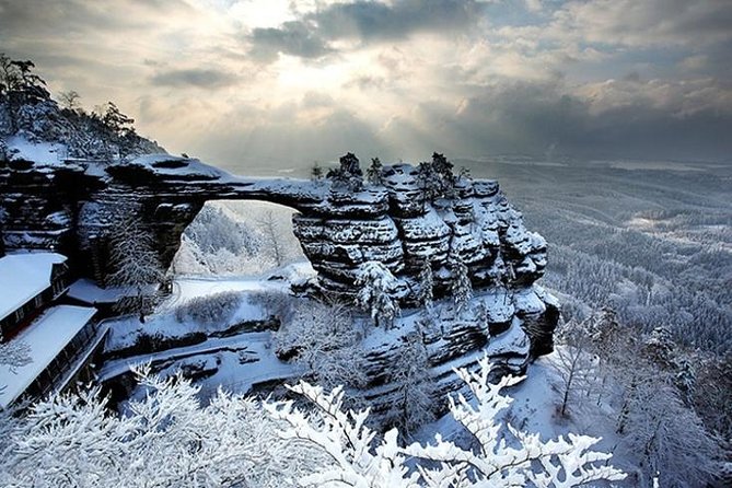 Pravcicka Gate & Bastei Bridge Winter National Park Tour from Prague - Lunch at U Forta in the national park