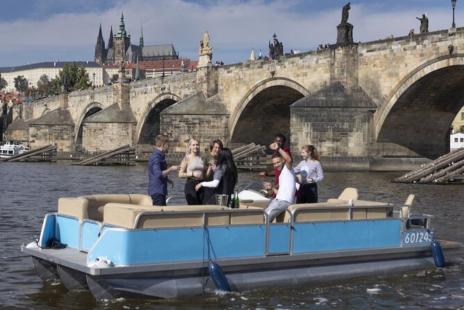 Private Boat Cruise With Unlimited Beer - Pedaling beside Vltava Beach for the first 20 minutes