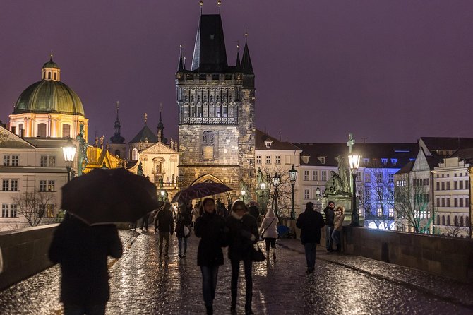 Private & Personalized Prague Night Tour with a Local Guide - Old Town Square after dark