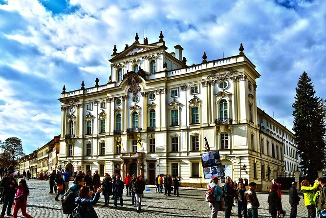 Private Prague Castle Walking Tour - St. George’s Basilica Offers a Sharp Contrast