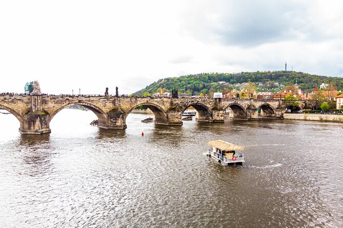 Private Prague Party Tiki Boat Tour: The Floating Bar - Charles Bridge from the water