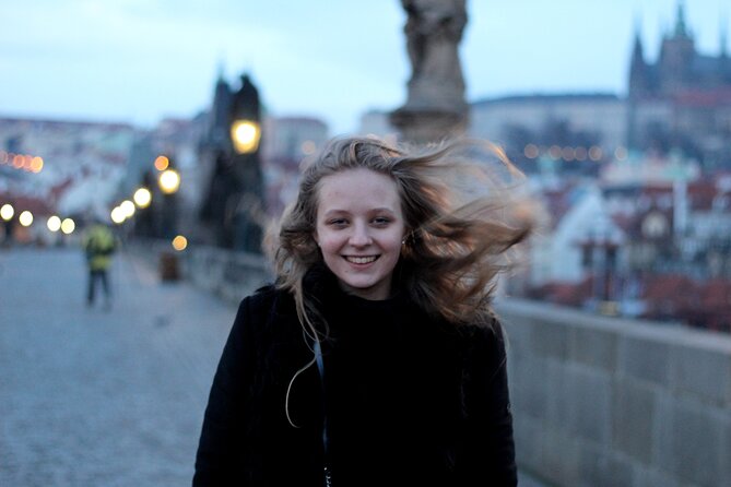 Private Prague Photoshoot for Individuals, Couples and Families - Choosing the Lennon Wall for color and character