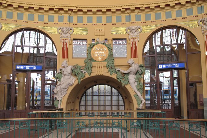 Private Thousand Years of Prague Architecture Tour - Republic Square, where Gothic meets Art Nouveau