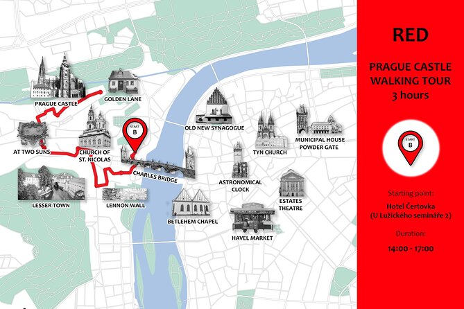 Private Walking tour: From Charles Bridge to Prague Castle - Nerudova Street and the climb toward the castle