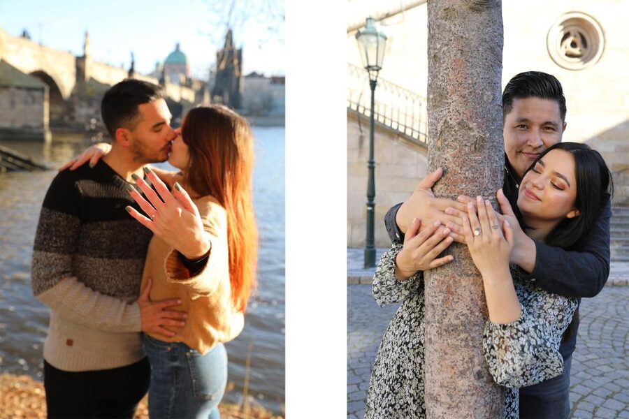 Professional photoshoot at Charles Bridge & Kampa island - Moving to Kampa Island and Na Kampě Square