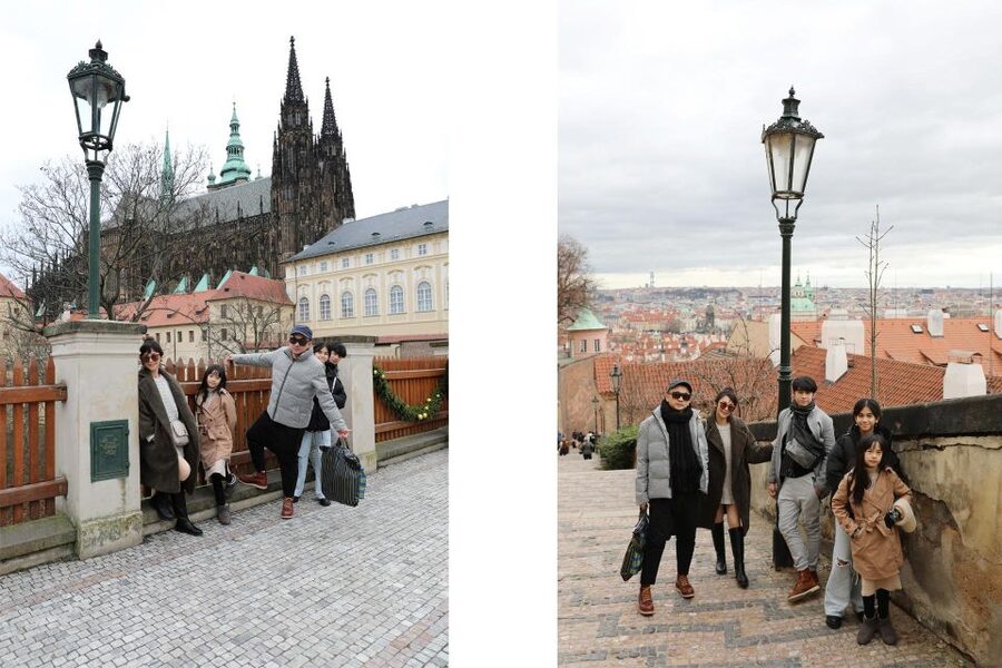 Professional photoshoot at Prague Castle - What happens on the Castle stairs