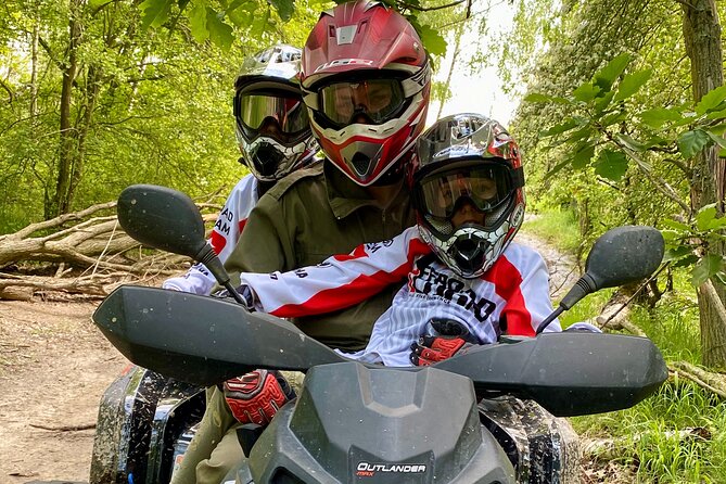 Quad ride adventure for families with kids Prague - Registration and gear before the engines start