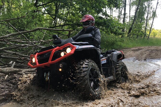 Quad ride adventure Prague - From Prague Centre to the Milovice Base