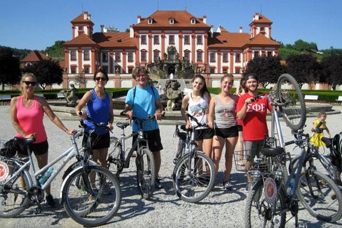 River & Park Bike Tour to Troja Chateau (Private small groups) - From Dlouhá Street to the Vltava River
