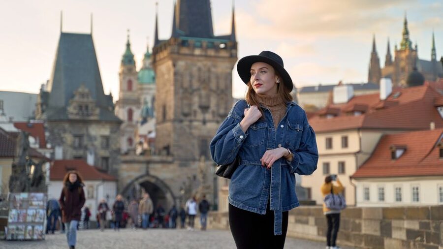Romantic Photoshoot Experience for Couples in Prague - Charles Bridge: Prague’s grand opening frame