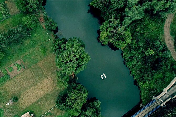 Scenic Paddleboarding Adventure: Nové Mlýny to Lednice - Switching rivers near Bulhary