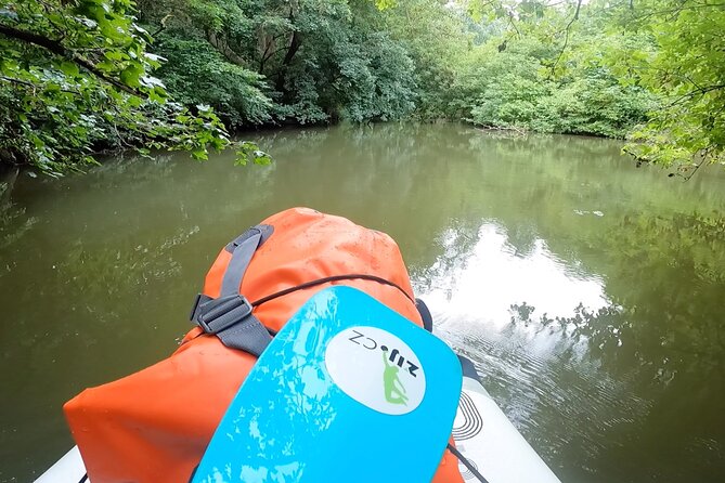 Scenic Paddleboarding Adventure: Nové Mlýny to Lednice - Arriving in Lednice
