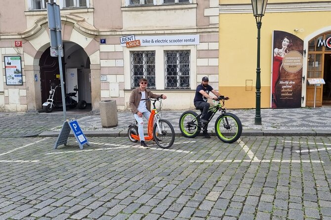 Scenic Panoramic views e-Scooter/ eBike Guided Tour of Prague - Strahov Monastery and its historic brewery