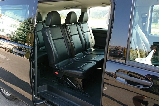 Shared Departure Transfer: Prague Hotel to Prague Airport - A small minivan, not a giant airport bus